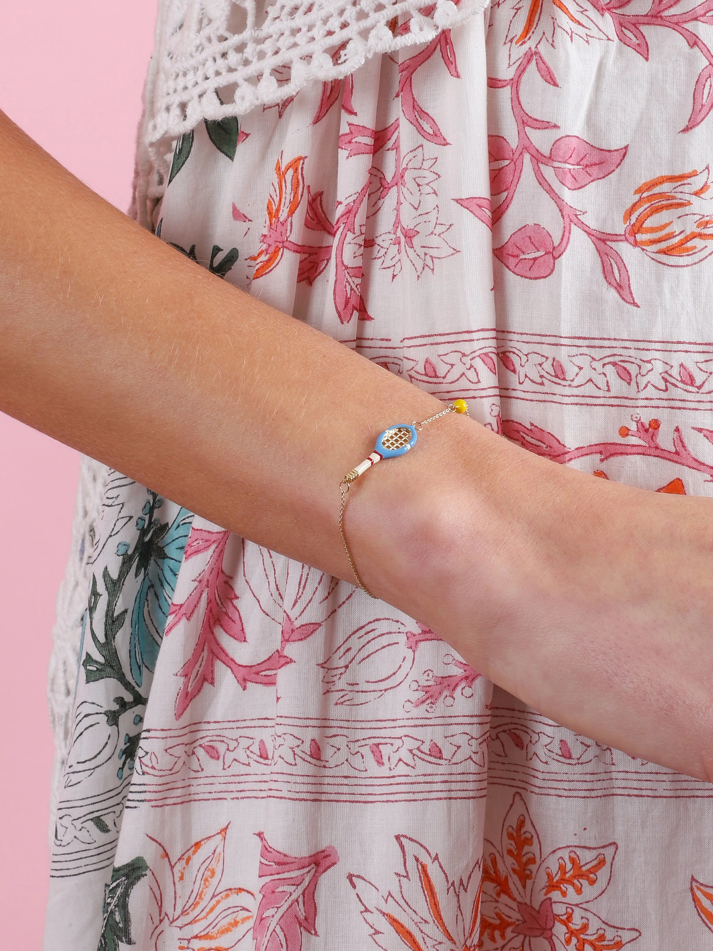 Tennis Enamel Bracelet