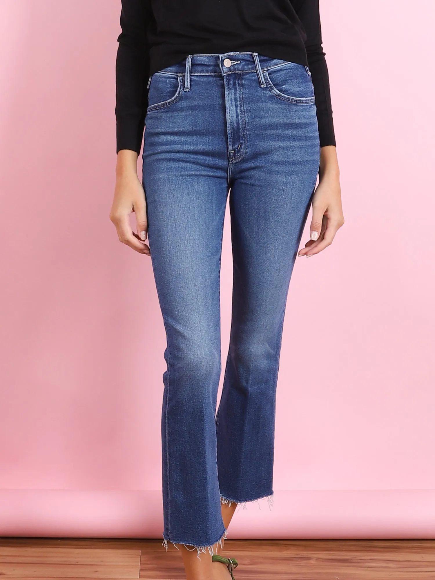 The Hustler Ankle Fray Jean in Grasping At Straws