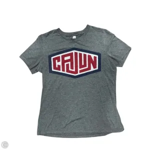 Top Short Sleeve By Bella   Canvas In Grey, Size: S