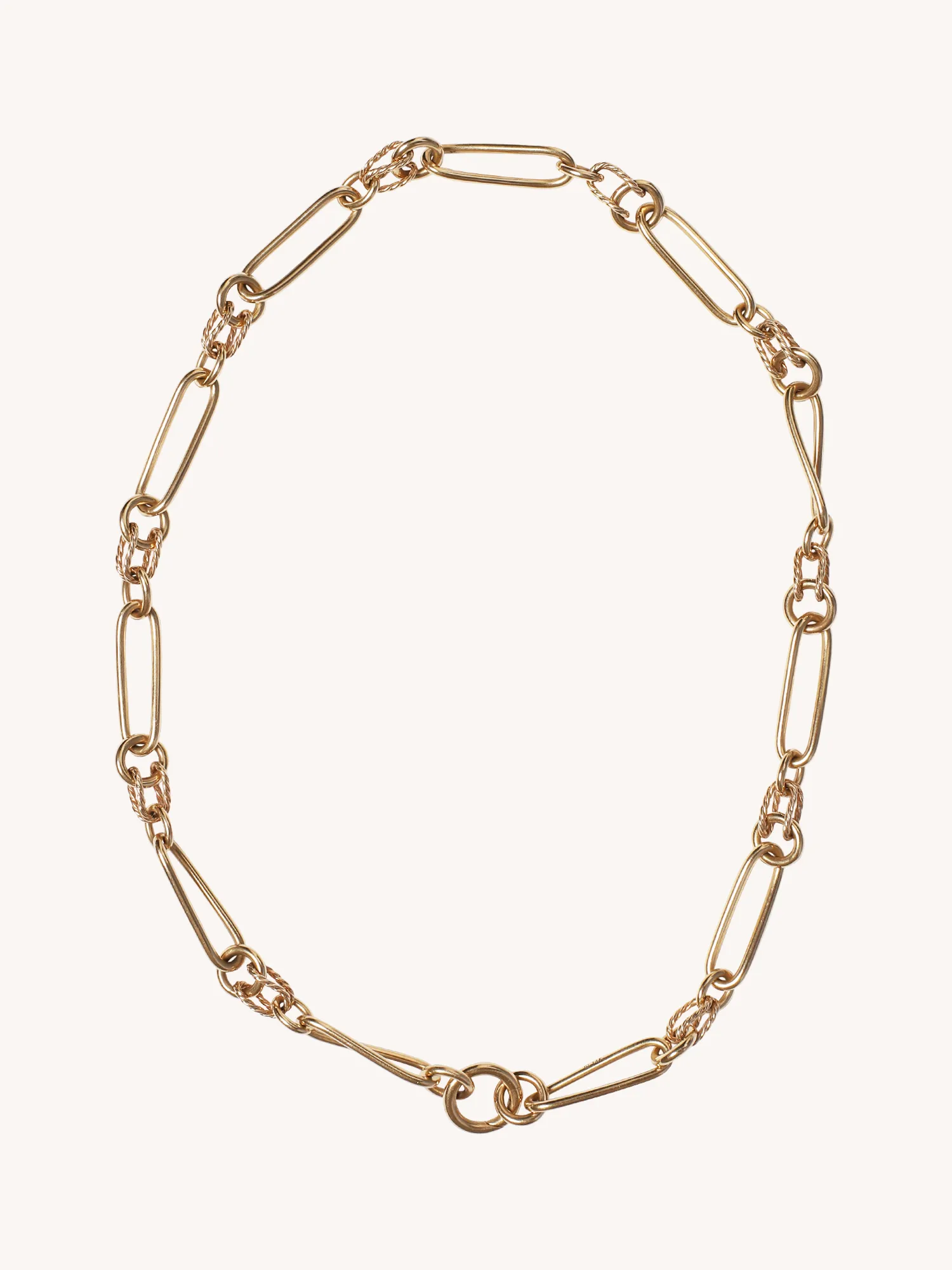 Twisted Chain Link Necklace