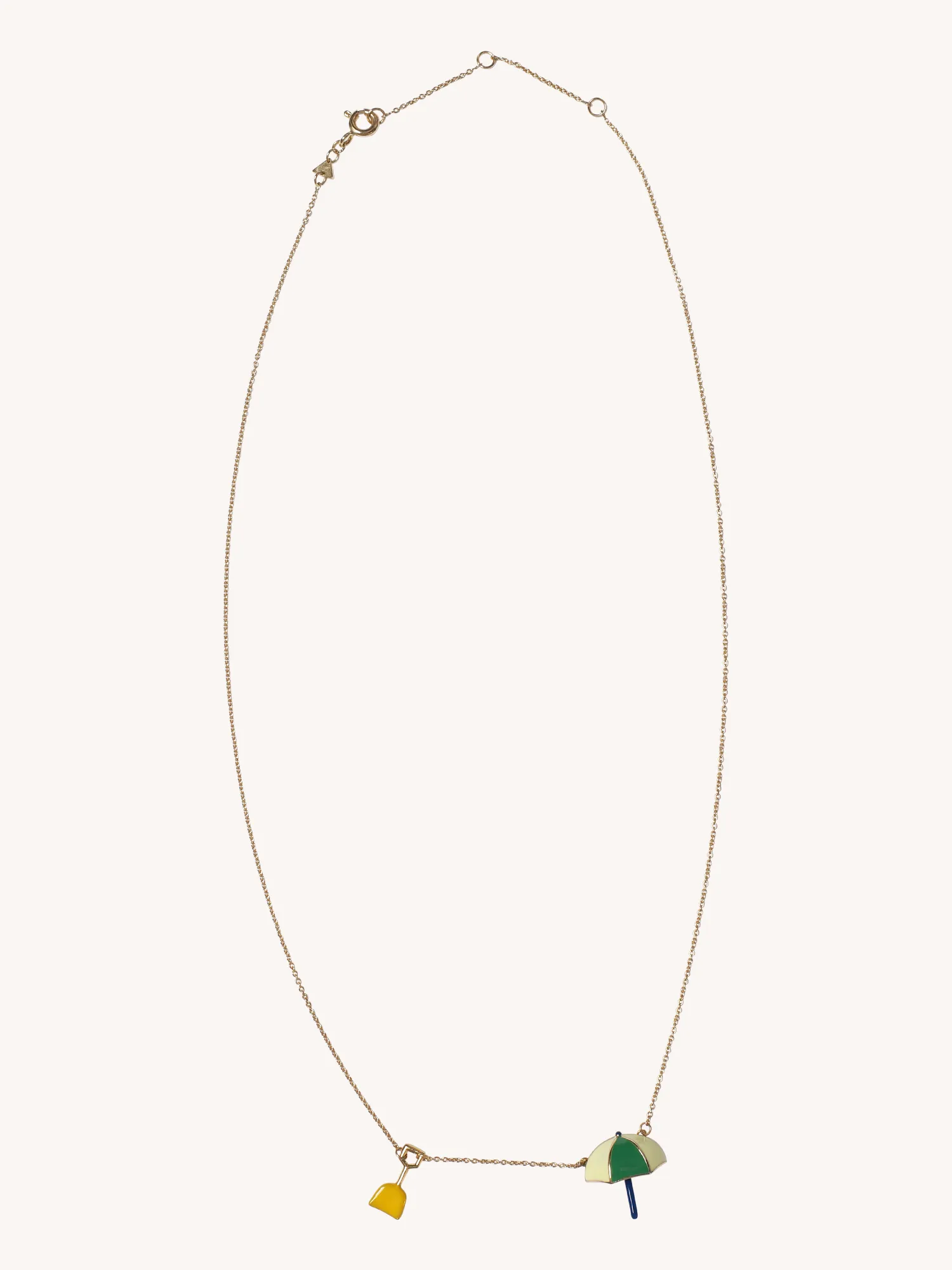 Umbrella Enamel Necklace