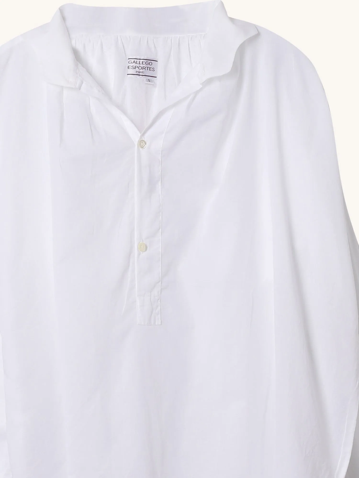 White Sheer Voile Tunic