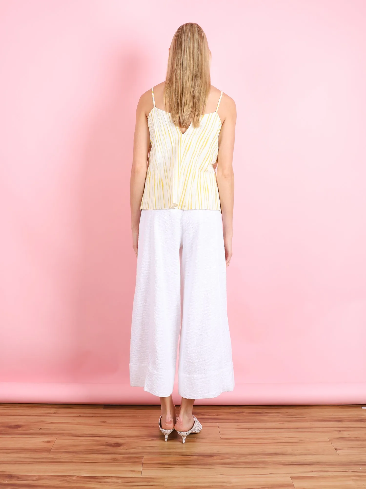 YELLOW STRIPE TANK